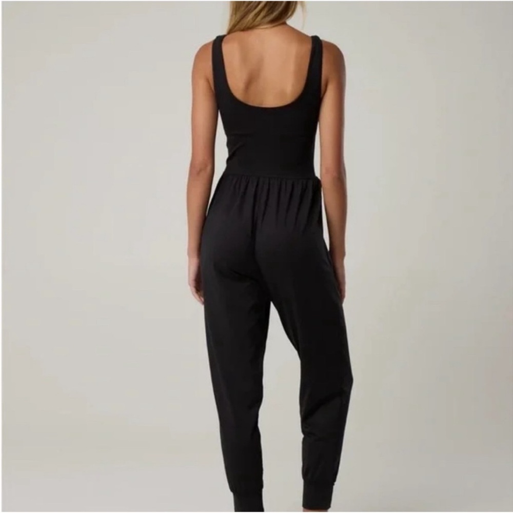 Aerie Offline Black Jogger Jumpsuit, NWT, Women’s Size XS - Picture 2 of 8